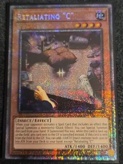 Retaliating "C" MP25-EN027 Starlight Rare 1st Ed Yugioh! NM - Image 1