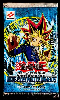 Yugioh Legend of Blue Eyes White Dragon Original Booster Pack (LOB) Konami 1996 - Image 1