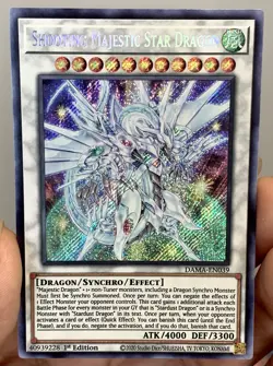 Yugioh Shooting Majestic Star Dragon DAMA-EN039 Secret Rare 1st Ed NM w/Tracking - Image 2