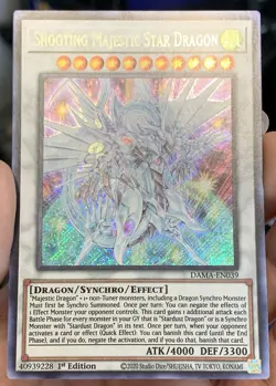 Yugioh Shooting Majestic Star Dragon DAMA-EN039 Secret Rare 1st Ed NM w/Tracking - Image 5