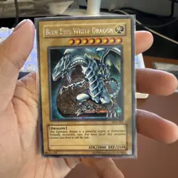 Yu-Gi-Oh! TCG Secret Rare Blue-eyes White Dragon PCK-001 English Near Mint - Image 1
