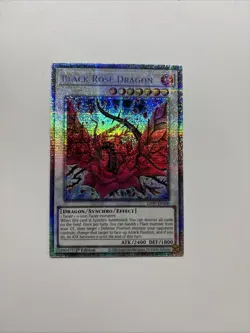 Yu-Gi-Oh! Black Rose Dragon LIOV-EN100 - Starlight Rare - 1st Edition - NM - Image 1