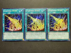 3x Lightning Storm | RA01-EN061 | Secret Rares | NM | 1st Edition | YuGiOh! - Image 1