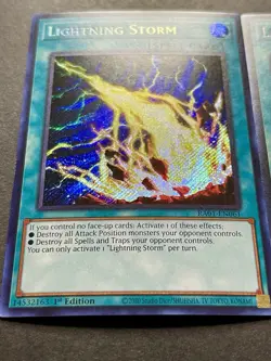 3x Lightning Storm | RA01-EN061 | Secret Rares | NM | 1st Edition | YuGiOh! - Image 2