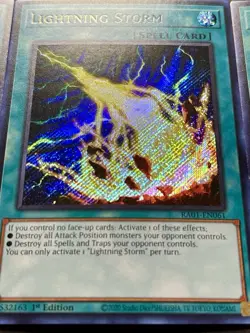 3x Lightning Storm | RA01-EN061 | Secret Rares | NM | 1st Edition | YuGiOh! - Image 4