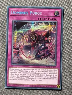 Dominus Purge - MP25-EN095 - Prismatic Secret Rare 1ST ED NM YuGiOh - Image 1
