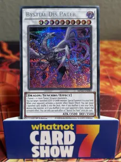Yugioh Bystial Dis Pater EUROPEAN PRINT ENGLISH Prismatic Secret Rare MP24-EN084 - Image 1