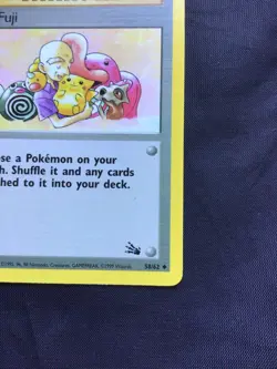 Pokemon Cards: Fossil 1st Edition Uncommon: Mr. Fuji 58/62 - Image 4