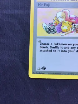 Pokemon Cards: Fossil 1st Edition Uncommon: Mr. Fuji 58/62 - Image 5