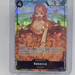 One Piece Card Game CCG TCG Rebecca OP05-091 SR Super Alternate Alt Art English - Image 1