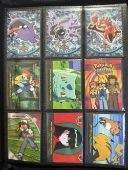 Pokemon Binder Bundle with 33 Topps cards - Image 3