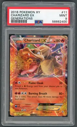 Pokemon Cards - PSA 9 Charizard EX 11/83 - Generations XY - MINT - PSA9 - Image 1