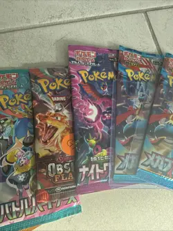 Pokemon TCG Booster Packs Three Japanese Trading Card Game - Image 2