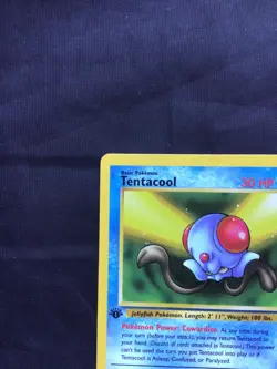 Pokemon Cards: Fossil 1st Edition Common: Tentacool 56/62 - Image 2