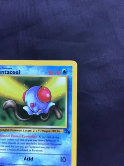 Pokemon Cards: Fossil 1st Edition Common: Tentacool 56/62 - Image 3