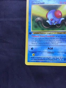 Pokemon Cards: Fossil 1st Edition Common: Tentacool 56/62 - Image 5