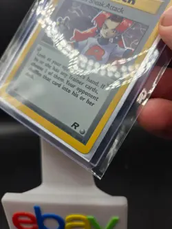 Rocket's Sneak Attack- 16/82 - Pokemon Team Rocket Unlimited Holo Rare Card LP - Image 2