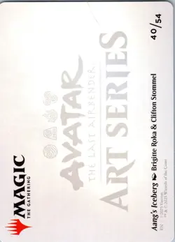 Aang's Iceberg 2 Art Card (Gold-Stamped Signature) S Art Series: Avatar: The Las - Image 2