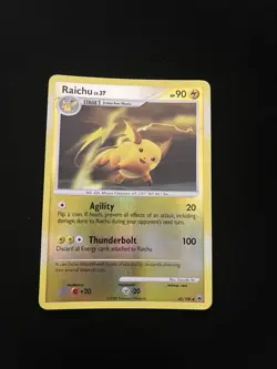 Raichu 45/100 EXC Pokemon Cards Reverse Holo Rare Vintage - Image 1