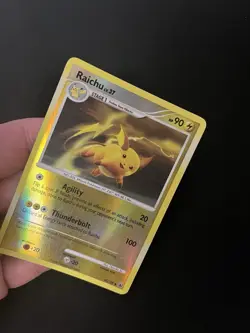 Raichu 45/100 EXC Pokemon Cards Reverse Holo Rare Vintage - Image 2