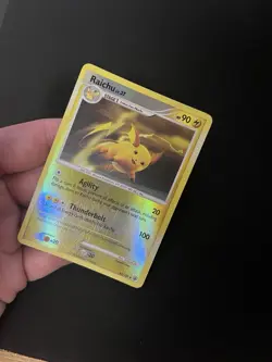 Raichu 45/100 EXC Pokemon Cards Reverse Holo Rare Vintage - Image 3
