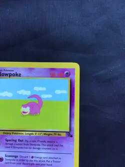 Pokemon Cards: Fossil 1st Edition Common: Slowpoke 55/62 - Image 3