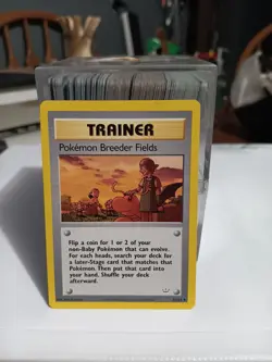 Pokemon Neo Revolution 62/64 Breeder Fields UNLIMITED EDITION Card Vintage NM - Image 1