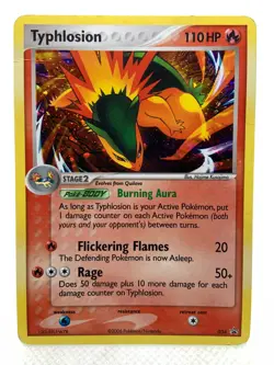 TYPHLOSION 034 RARE HOLO 2006 BLACK STAR PROMO POKEMON CARD - Image 1