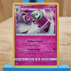 Gardevoir Cosmo Holo 141/214 Lost Thunder Sun & Moon Pokemon Card - Image 1