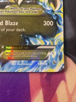 Pokemon TCG Mega M Charizard EX Flashfire Holo Ultra Rare Card 69/106 XY - Image 2