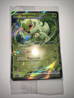 Sprigatito ex 087 Sv: Scarlet & Violet Promo Cards Holo SEALED - Image 1