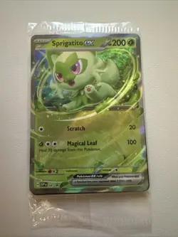 Sprigatito ex 087 Sv: Scarlet & Violet Promo Cards Holo SEALED - Image 2