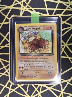 🔥 Dark Dugtrio 23/82 🔥 Non Holo Rare Team Rocket Set Pokemon Card WOTC TCG - Image 1