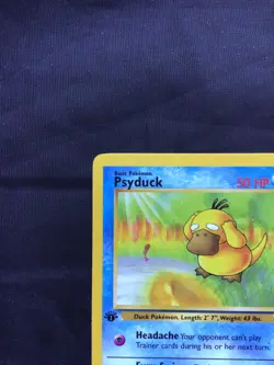 Pokemon Cards: Fossil 1st Edition Common: Psyduck 53/62 - Image 2