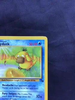 Pokemon Cards: Fossil 1st Edition Common: Psyduck 53/62 - Image 3
