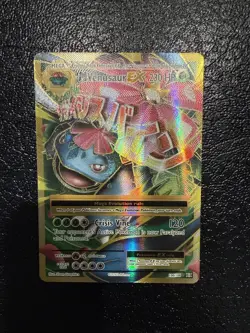 Pokemon TCG Mega-Venusaur-EX Evolutions Holo Full Art Ultra Rare Card 100/108 - Image 1