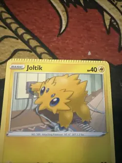 Pokemon TCG Vivid Voltage Joltik Crimped Misprint Error Card - Image 2