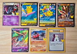 Pokemon Cards 25th Anniversary Celebrations 7x Bundle Holo Lot - M/NM - Image 1