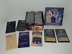 Disney Lorcana Card Set - Ursula's Return - Cards, Box, Manuals & 2 Large Cards - Image 1