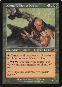 Kamahl, Fist of Krosa (Retro Frame) Dominaria Remastered Regular - Image 1