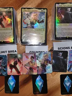 Magic the Gathering Final Fntasy all 4 commander decks sealed packs - Image 4