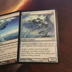 Wrench Mind Cloudpost Frogmite Mtg Lot Of Misprints From Mirrodin Nm/Lp - Image 2