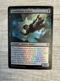 1x Foil Acquisitions Expert (89) Zendikar Rising LP MTG Magic the Gathering x1 - Image 1