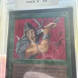 Magic: the Gathering CE Berserk MtG PSA 8 WOTC - Image 2