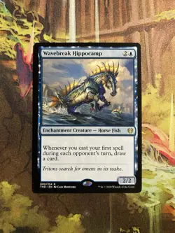1x Wavebreak Hippocamp NM Eng MTG - Theros Beyond Death - Image 1