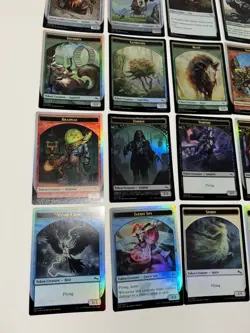 Mtg Magic The Gathering Mint NM Foil Holo Complete Unstable Token Set All 1 - 20 - Image 2