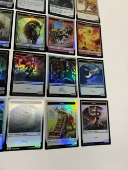 Mtg Magic The Gathering Mint NM Foil Holo Complete Unstable Token Set All 1 - 20 - Image 3