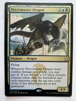 Necromaster Dragon R Dragons of Tarkir 226 FOIL LP - Image 1