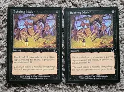 MTG Bubbling Muck x2 2x LP Urza's Destiny Magic The Gathering FREE SHIPPING - Image 1