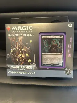 Magic the Gathering MTG Warhammer 40K Commander NECRON DYNASTIES New - Image 1